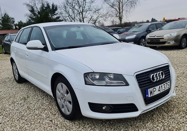Audi A3 cena 26900 przebieg: 269000, rok produkcji 2010 z Płock małe 466